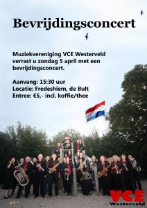 Poster Bevrijdingsconcert Fredeshiem